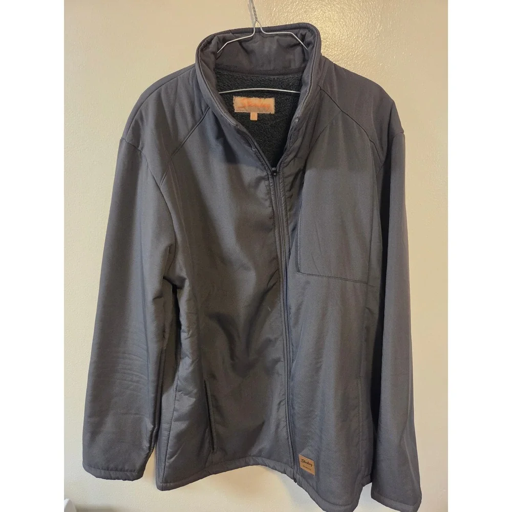 Vintage Sterling Gray Full Zip Fleece Lined Workwear Jacket XL